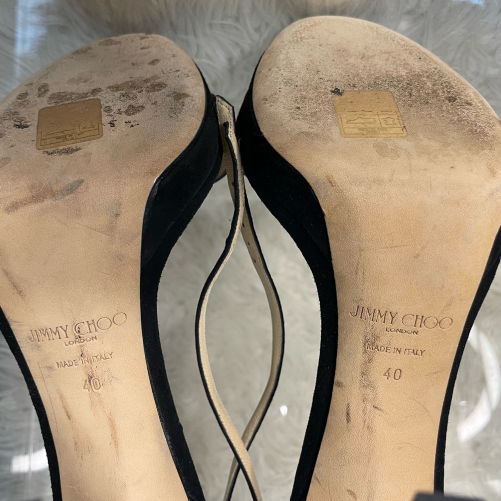 Jimmy choo black Alva trappy heel - Picture 8 of 11
